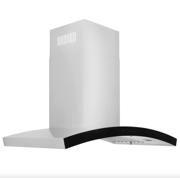 ZLINE Convertible Vent Wall Mount Range Hood in Stainless Steel & Glass (KZ)