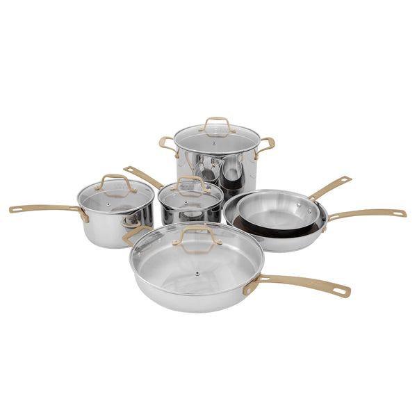 Copy of ZLINE 10-Piece Stainless Steel Non-Toxic Cookware Set (CWSETL-ST-10)